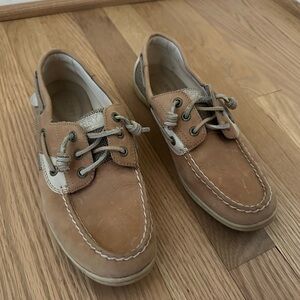 Sperry Topsider Tan Boat Shoes